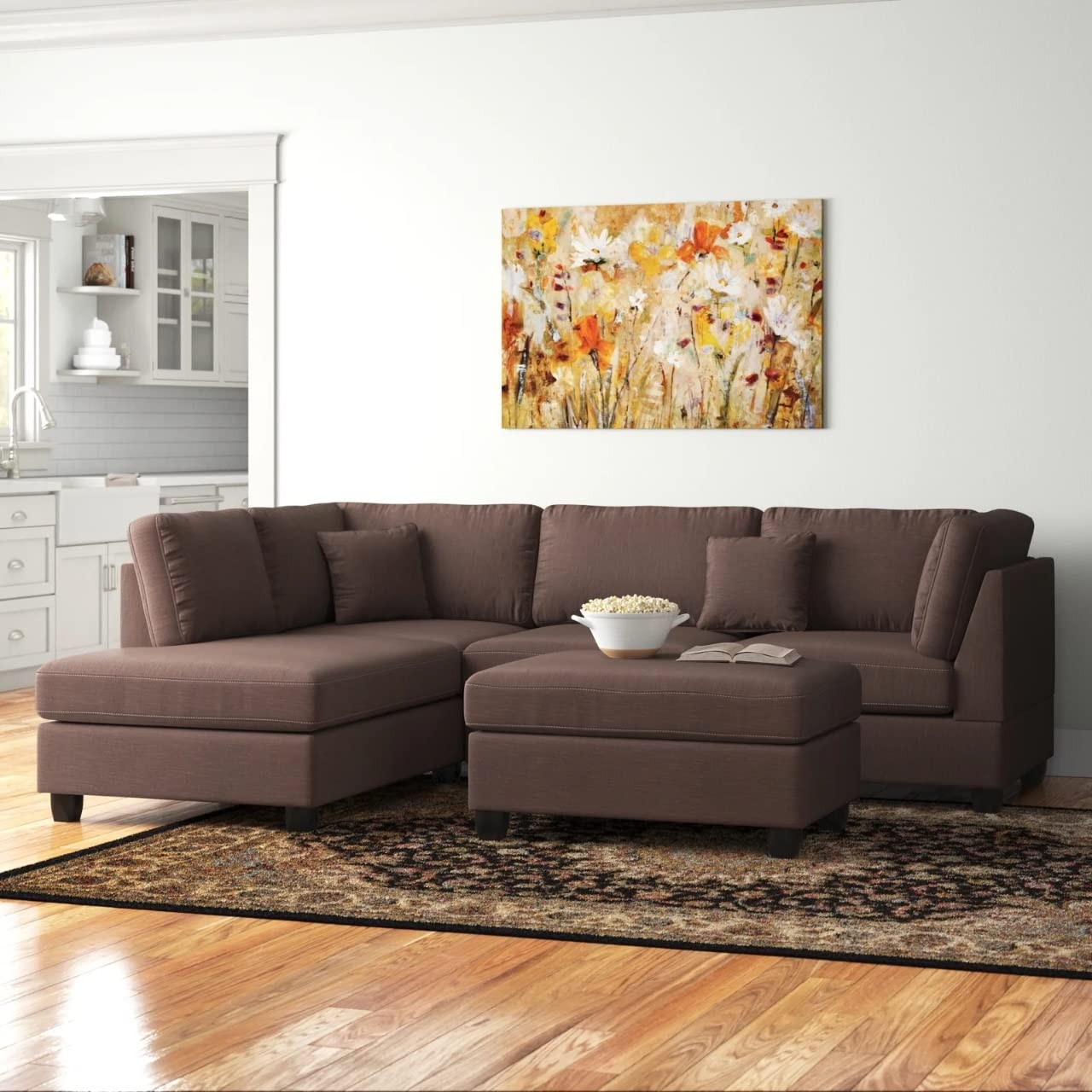 Napper 6 Seater LHS L Shape Sofa Set - Torque India